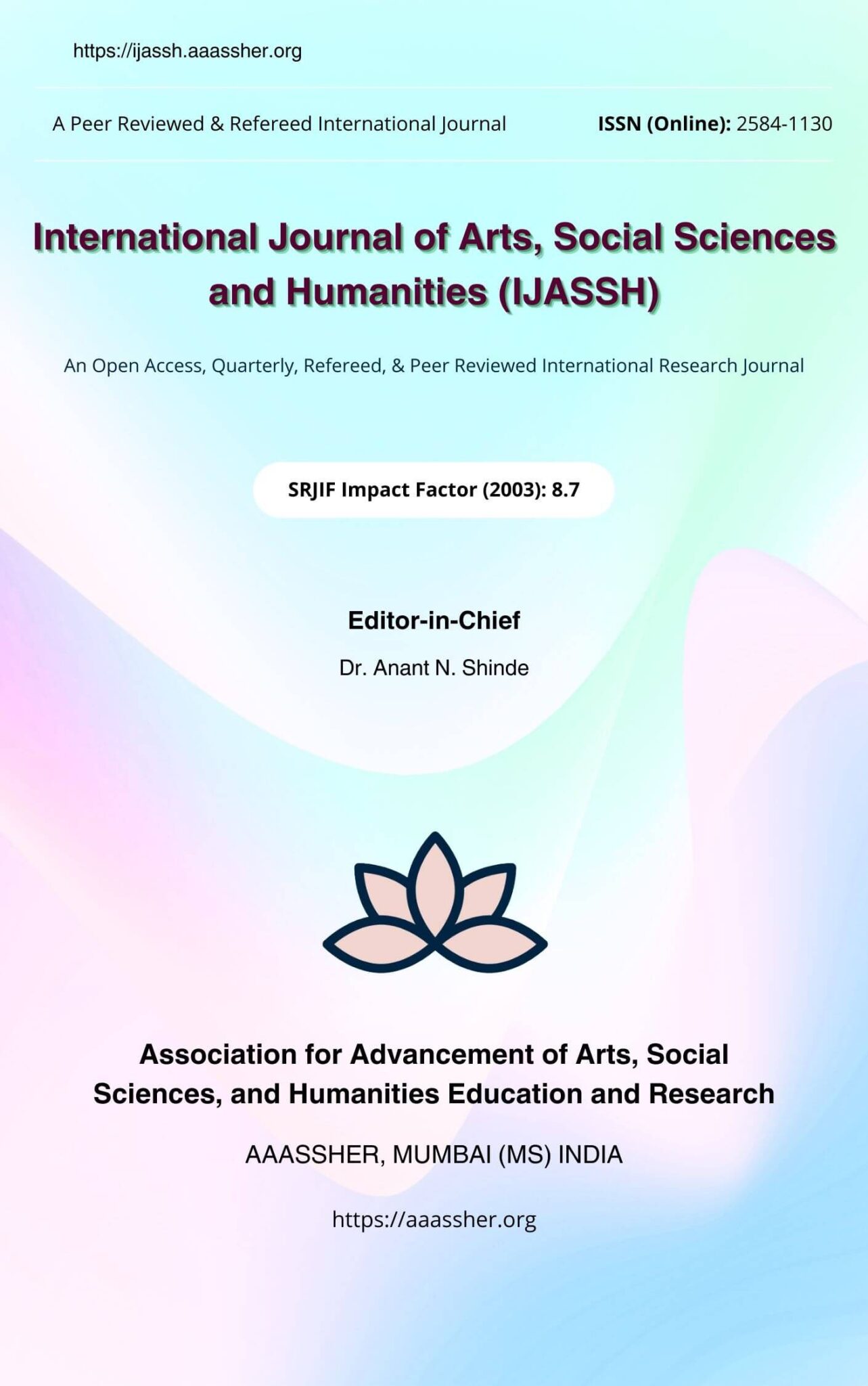 Home - International Journal of Arts, Social Sciences and Humanities